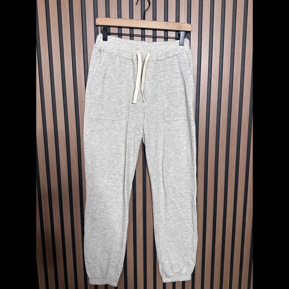 Christina Lehr Sweatpants 1 / S Womens Gray Fleece Pull On Joggers Supima Cotton - Picture 1 of 8